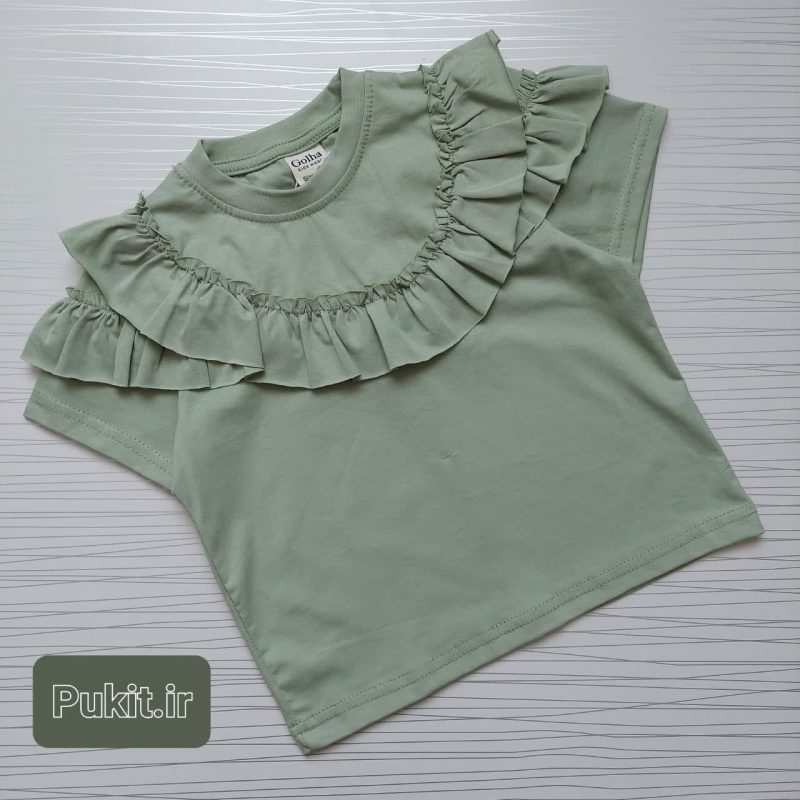 تیشرت تک دخترانه طرح پرستو(2تا13سال) - Image 13