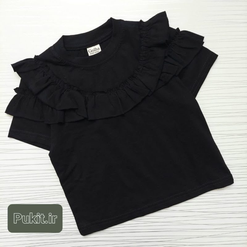 تیشرت تک دخترانه طرح پرستو(2تا13سال) - Image 12