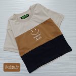 تیشرت تک پسرانه طرح لبخند(1تا8سال)