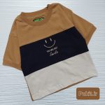 تیشرت تک پسرانه طرح لبخند(1تا8سال) - Image 4