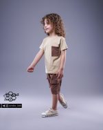 تیشرت شلوارک پسرانه جیب دار(2 تا 9 سال) - Image 2