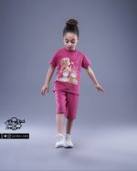 تیشرت شلوارک دخترانه طرح ساجده (2 تا 9 سال)