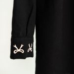 تونیک مانتویی دخترانه مشکی طرح سوره(10تا14سال) - Image 4