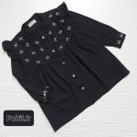 تونیک مانتویی دخترانه مشکی طرح سوره(10تا14سال) - Image 6