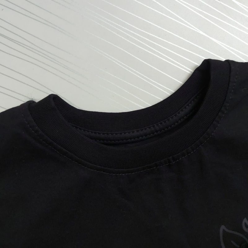 بلوز مشکی دخترانه طرح تک گل(3تا16سال) - Image 4