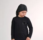 بلوز مشکی دخترانه طرح تک گل(3تا16سال) - Image 6