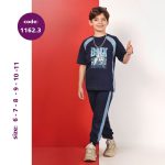تیشرت شلوار پسرانه طرح دوچرخه (6 تا 11 سال) - Image 3