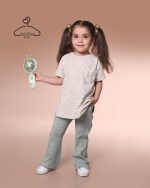 تیشرت شلوار دخترانه طرح ریحانه(1تا12سال) - Image 5