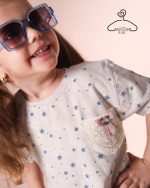 تیشرت شلوار دخترانه طرح ریحانه(1تا12سال) - Image 4
