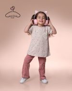 تیشرت شلوار دخترانه طرح ریحانه(1تا12سال) - Image 6