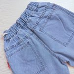 شلوار جین نیم بگ کمرکش آبی آنیت(7 تا 16 سال) - Image 3