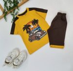 تیشرت شلوارک پسرانه طرح فولکس (2تا8سال) - Image 4