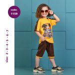 تیشرت شلوارک پسرانه طرح فولکس (2تا8سال) - Image 3