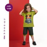 تیشرت شلوارک پسرانه طرح فولکس (2تا8سال) - Image 2