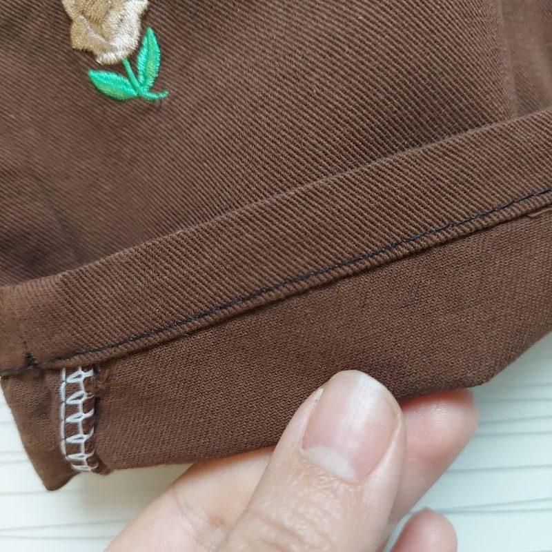 شلوارک کتان دخترانه گلدوزی شده (1تا8سال) - Image 6