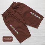 شلوارک کتان دخترانه گلدوزی شده (1تا8سال) - Image 5