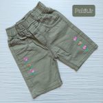 شلوارک کتان دخترانه گلدوزی شده (1تا8سال) - Image 4
