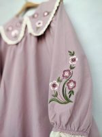 پیراهن نوجوان گلدوزی شده طرح مینو(8تا16سال) - Image 5