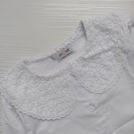 شومیز تک سفید دخترانه یقه گیپور (6 تا 11 سال) - Image 9