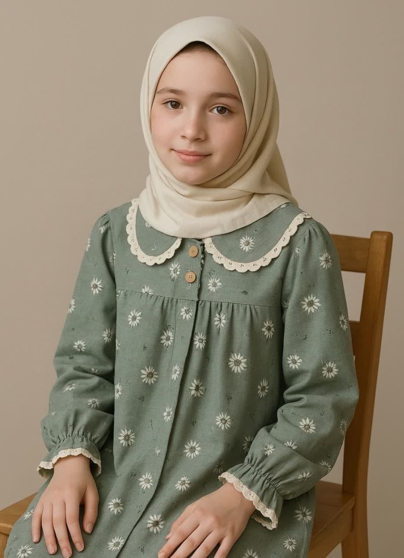 تونیک دخترانه طرح بابونه (8تا18سال) - Image 3