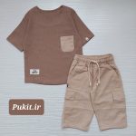 تیشرت شلوارک کتان پسرانه طرح مراکشی (3تا11سال) - Image 10