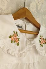 شومیز دخترانه کتان پنبه ژاکارد (7تا16سال) - Image 3