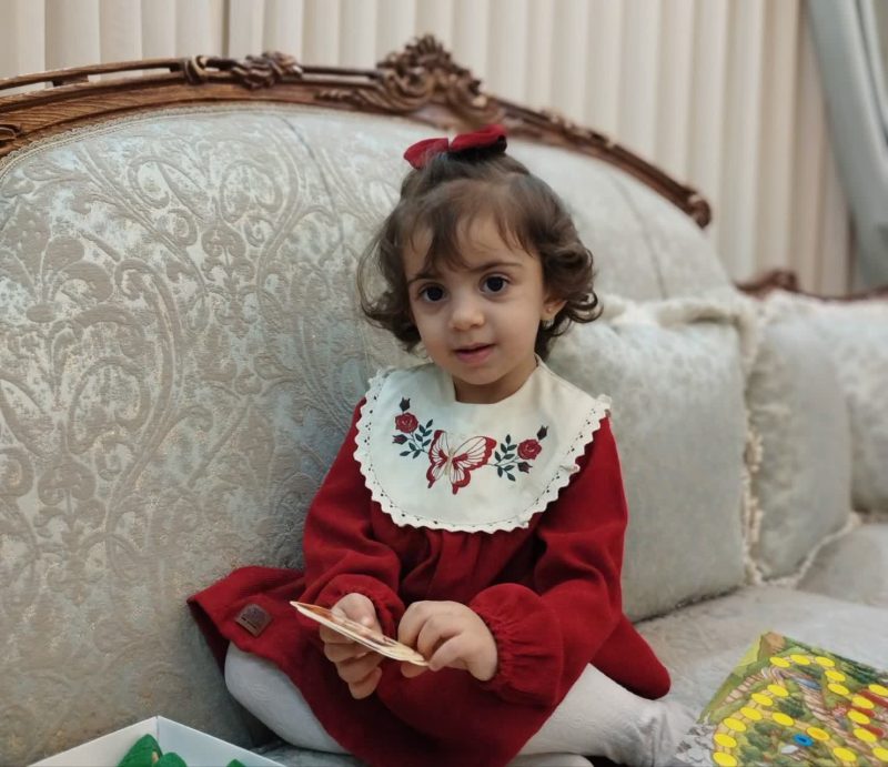 پیراهن سینه گلدار دخترانه طرح محنا(2تا11سال) - Image 3