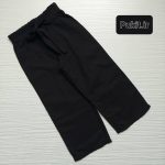 شلوار مشکی کمرکش بگ(6تا14سال)