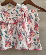 بلوز شلوار دخترانه سه طرح اسکاتلندی (1تا9سال) - Image 5