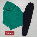 هودی شلوار دخترانه طرح آلبالو(6 تا 9 سال) - Image 3