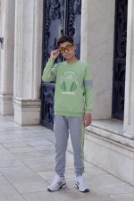 بلوز شلوار پسرانه طرح هدفون (6تا12سال) - Image 3