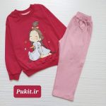 بلوز شلوار دخترانه طرح اردک(3تا9سال) - Image 4