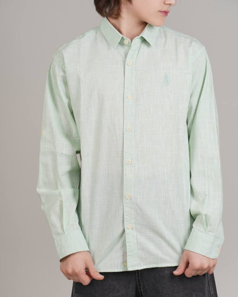 شومیز آستین بلند پسرانه طرح کمیل(3تا15سال) - Image 5