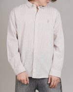 شومیز آستین بلند پسرانه طرح کمیل(3تا15سال) - Image 2