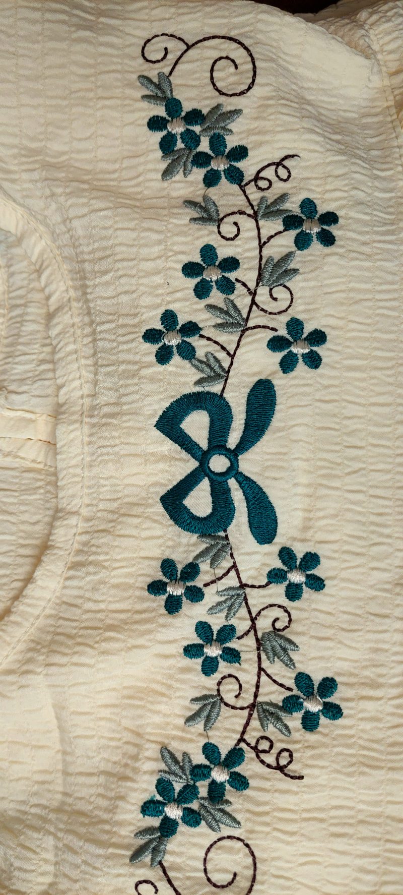 شومیز شلوار چین دار دخترانه طرح اطلس(4تا 11سال) - Image 8