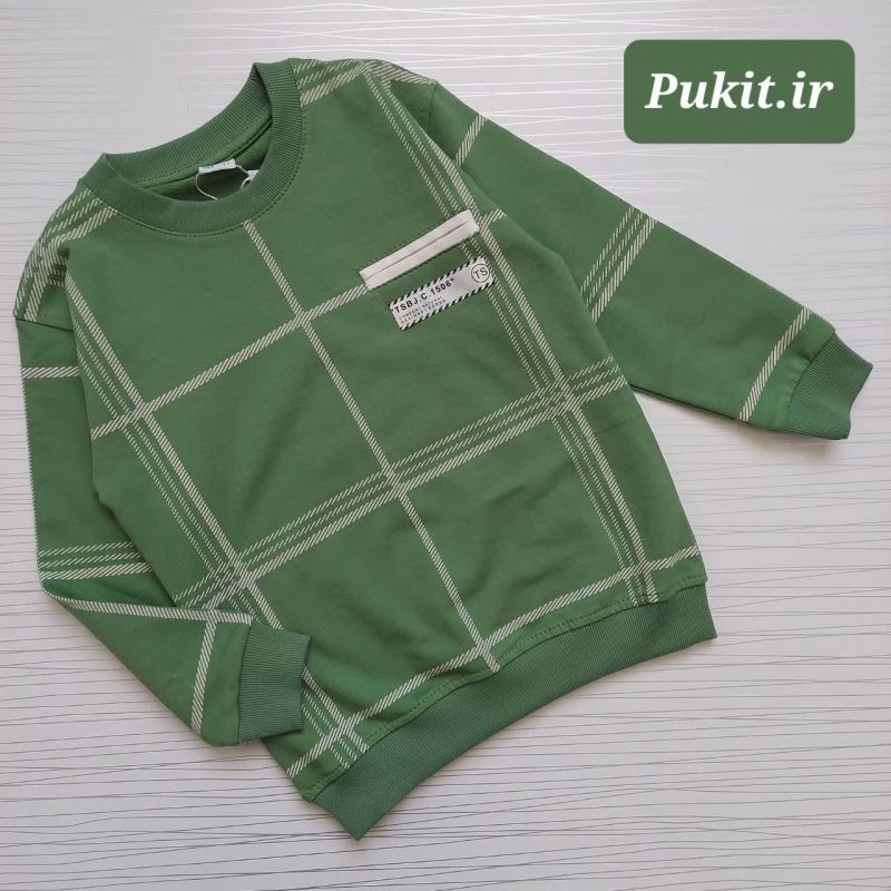 بلوز چهارخونه تک جیب پسرانه(3تا11سال) - Image 6