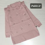 تونیک بافت دخترانه گل بابونه(۲ تا ۹ سال) - Image 11