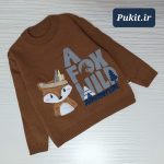 بلوز بافت پسرانه طرح روباه سرخ پوست (1تا 9سال) - Image 10
