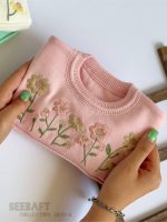 بلوز بافت دخترانه طرح گیسو(2تا12سال) - Image 4