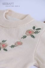 پیراهن بافت دخترانه طرح رستا(1تا8سال) - تصویر 2