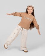 بلوز شلوار دخترانه طرح جودی(6 تا13 سال) - Image 4