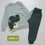 بلوز شلوار پسرانه طرح دایناسور (1/5تا 10سال) - Image 8