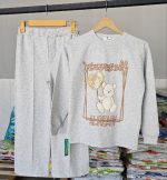 بلوز شلوار دخترانه طرح کادر طلایی(6تا11سال) - Image 2