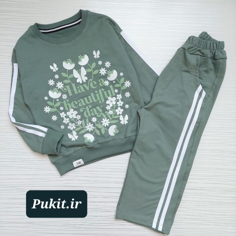 بلوزشلواردخترانه طرح خاطره(3تا11سال) - Image 4