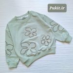 بلوز تک دخترانه طرح برگ(2 تا 9سال)