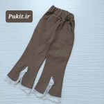 شلوار کتان کش بنگال دخترانه طرح مروارید(3تا18سال) - Image 4