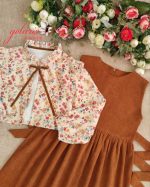 کت سارافون دخترانه طرح گلاریس(8 تا ۱2 سال) - Image 7