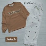 بلوز شلوار دخترانه طرح جودی(6 تا13 سال) - Image 2