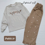 بلوز شلوار دخترانه طرح جودی(6 تا13 سال)
