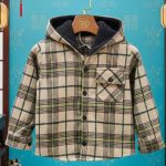 کت موهر پشمی کلاهدار طرح پوریا (5تا12سال)